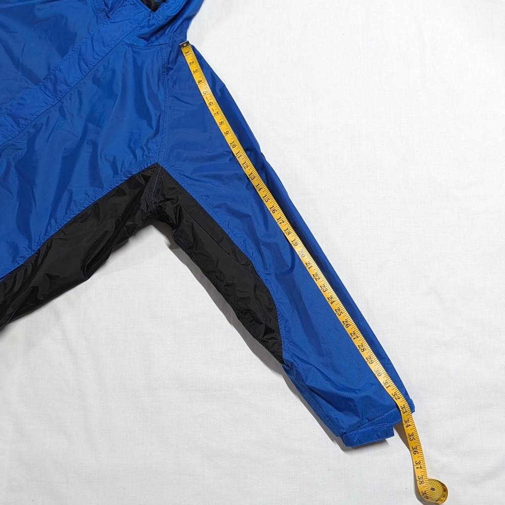 Stearns DryWear Rain Jacket Mens 2XL Blue Black Hooded Windbreaker 8732 Ripstop - Picture 6 of 16